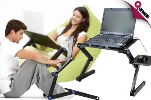 From QR89 Lounge Comfortably While you Work with a Foldable Laptop Table! (Up to QR298 Value)
